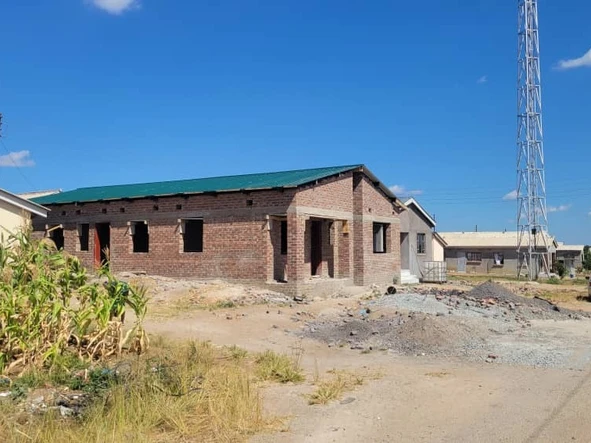 Partially built house (Shell).