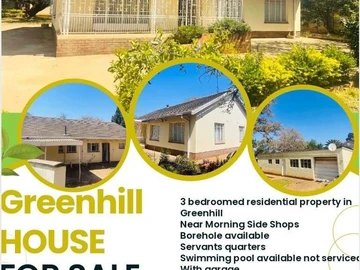 Spacious House For Sale In Greenhill, Bulawayo